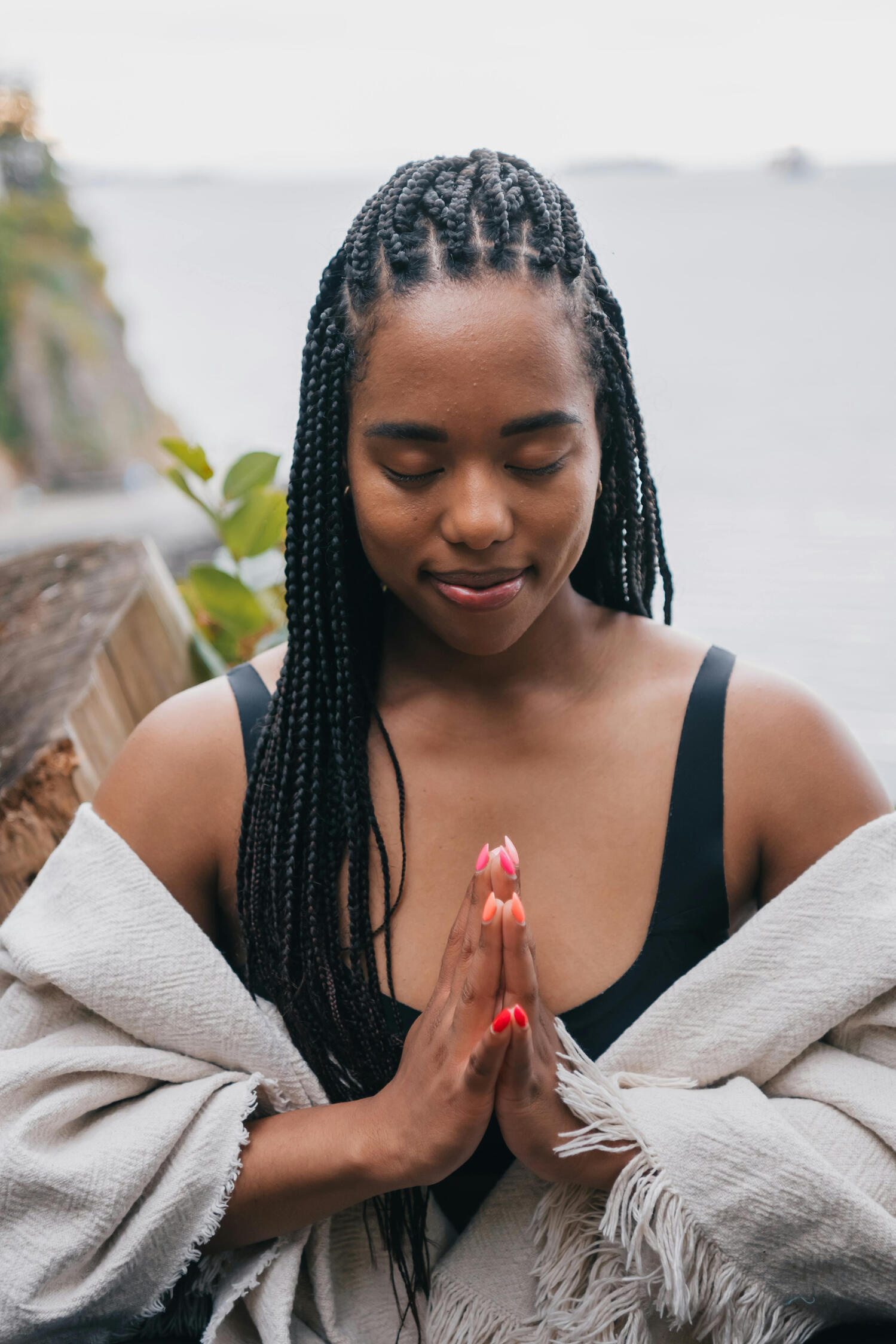 woman praying